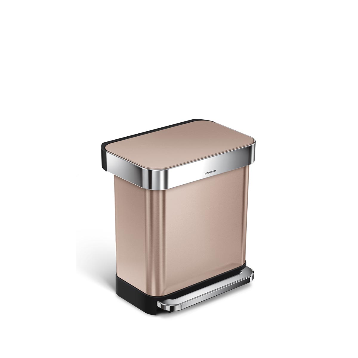 30L rectangular step can with liner pocket