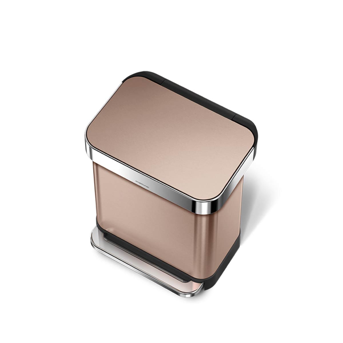 30L rectangular step can with liner pocket