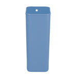 Simplehuman 30L Blue Plastic Liner Bucket, rectangular shape, integrated handle hole for easy removal.