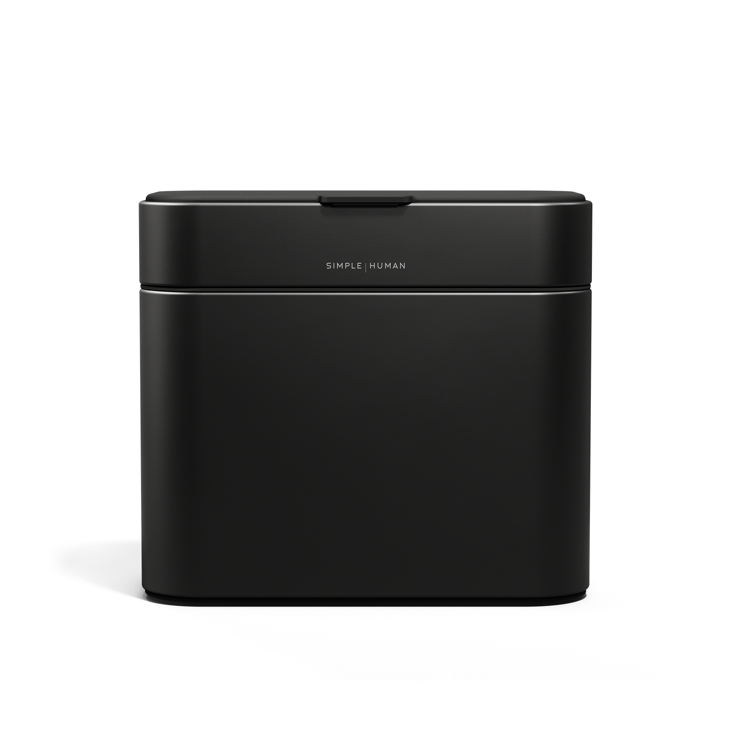 Simplehuman Matte Black Compost Caddy, odor-proof countertop food waste container.