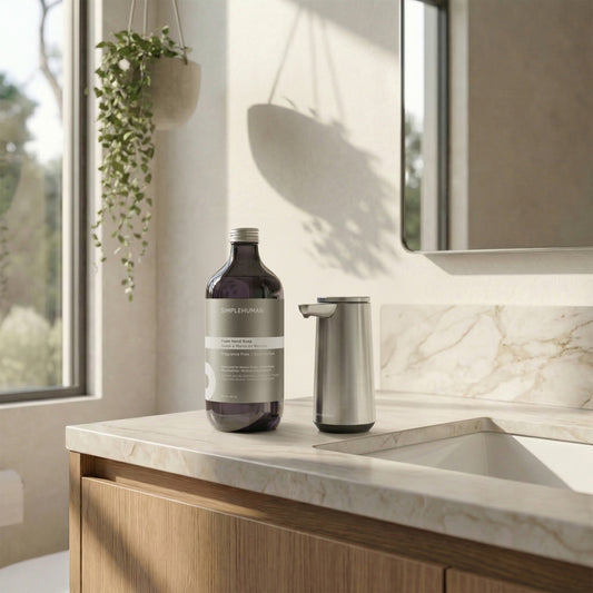 Simplehuman's Sensor Pump Foam with Foam Hand Soap Refill Bottle.
