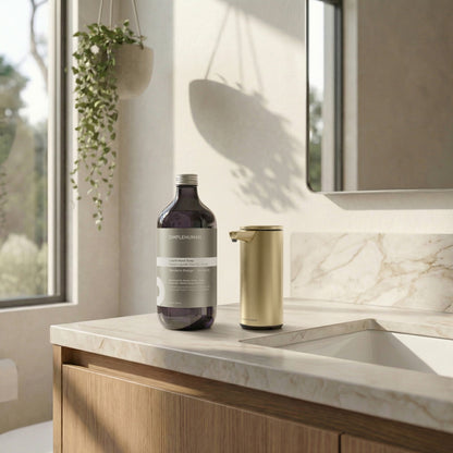 Simplehuman's Sensor Pump with Liquid Hand Soap Refill Bottle.