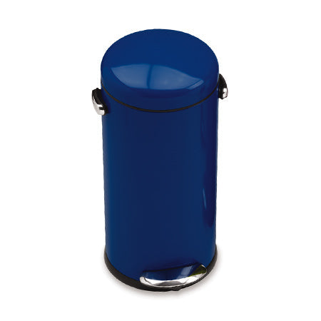 30L round retro step trash can