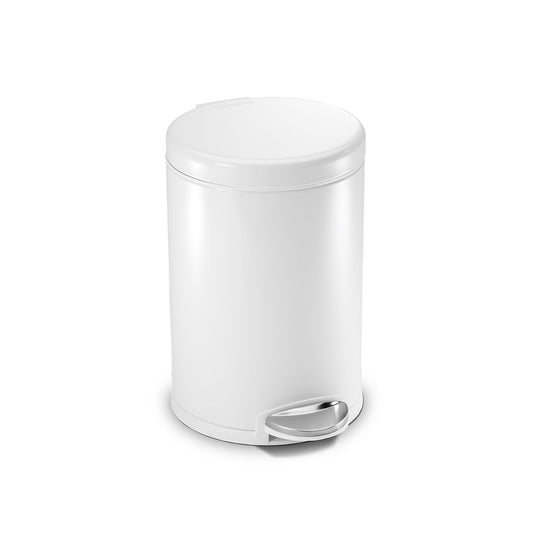 4.5L mini round steel step trash can**