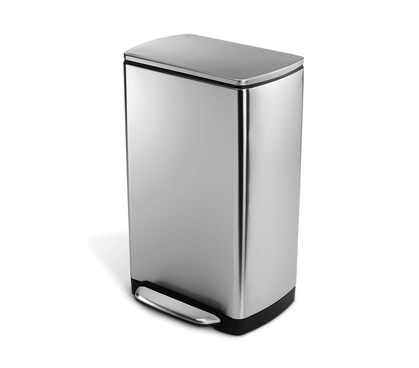 38L Wide-Step Rectangular Trash Can
